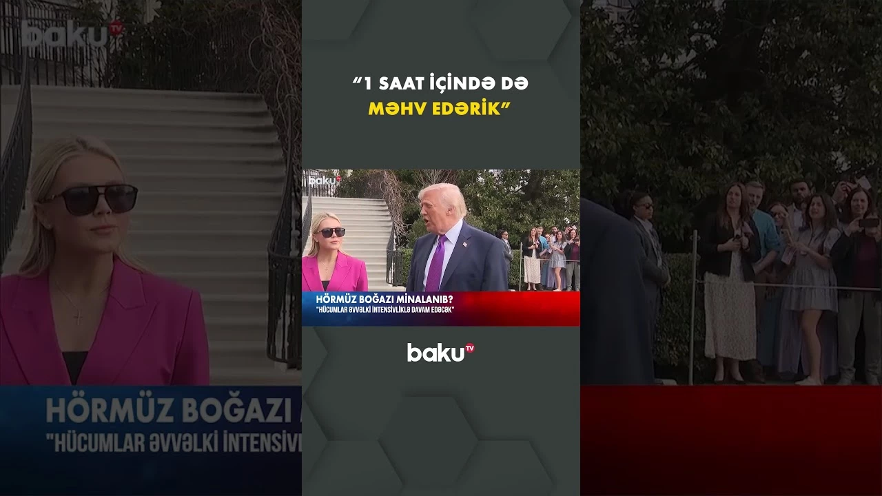 Trampdan İrana sərt hədə | Müharibə daha da qızışır - Baku TV