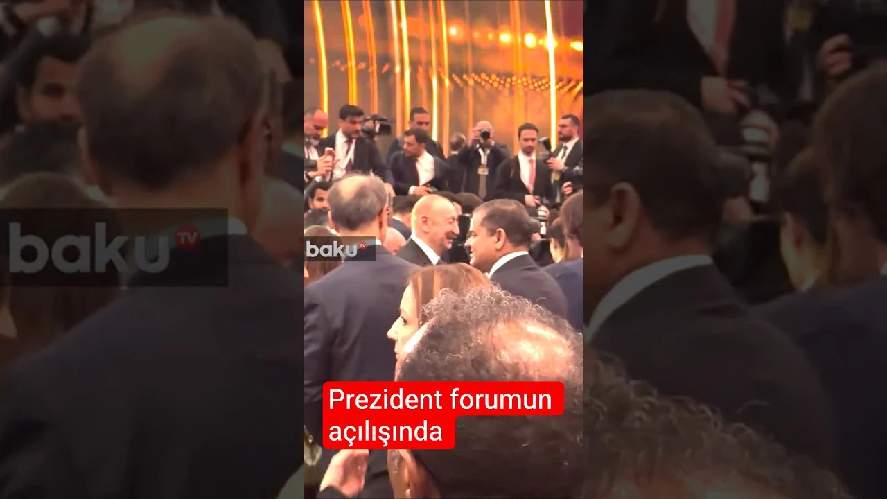 Prezident İlham Əliyev Antalya Diplomatiya Forumunun açılışında - Baku TV