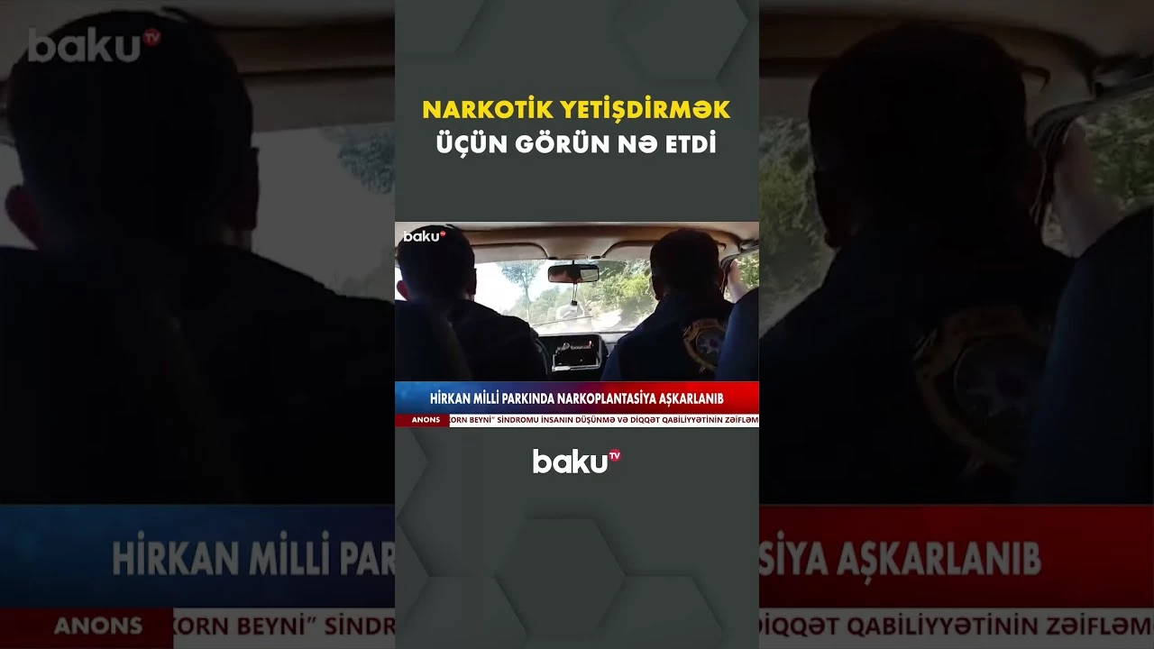 Polisi görən kimi qaçdı, parkda nə gizlətdiyi üzə çıxdı - Baku TV