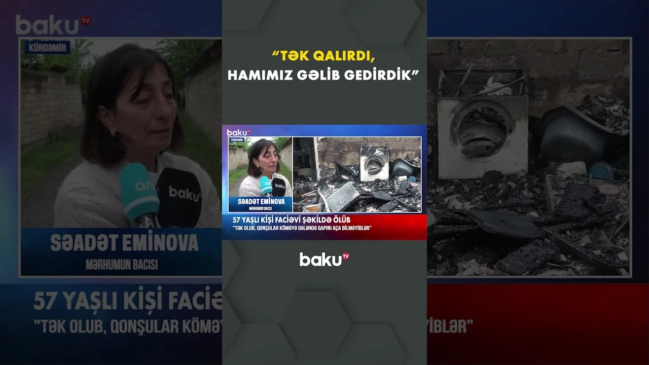 Kürdəmirdə faciəvi hadisə - Baku TV