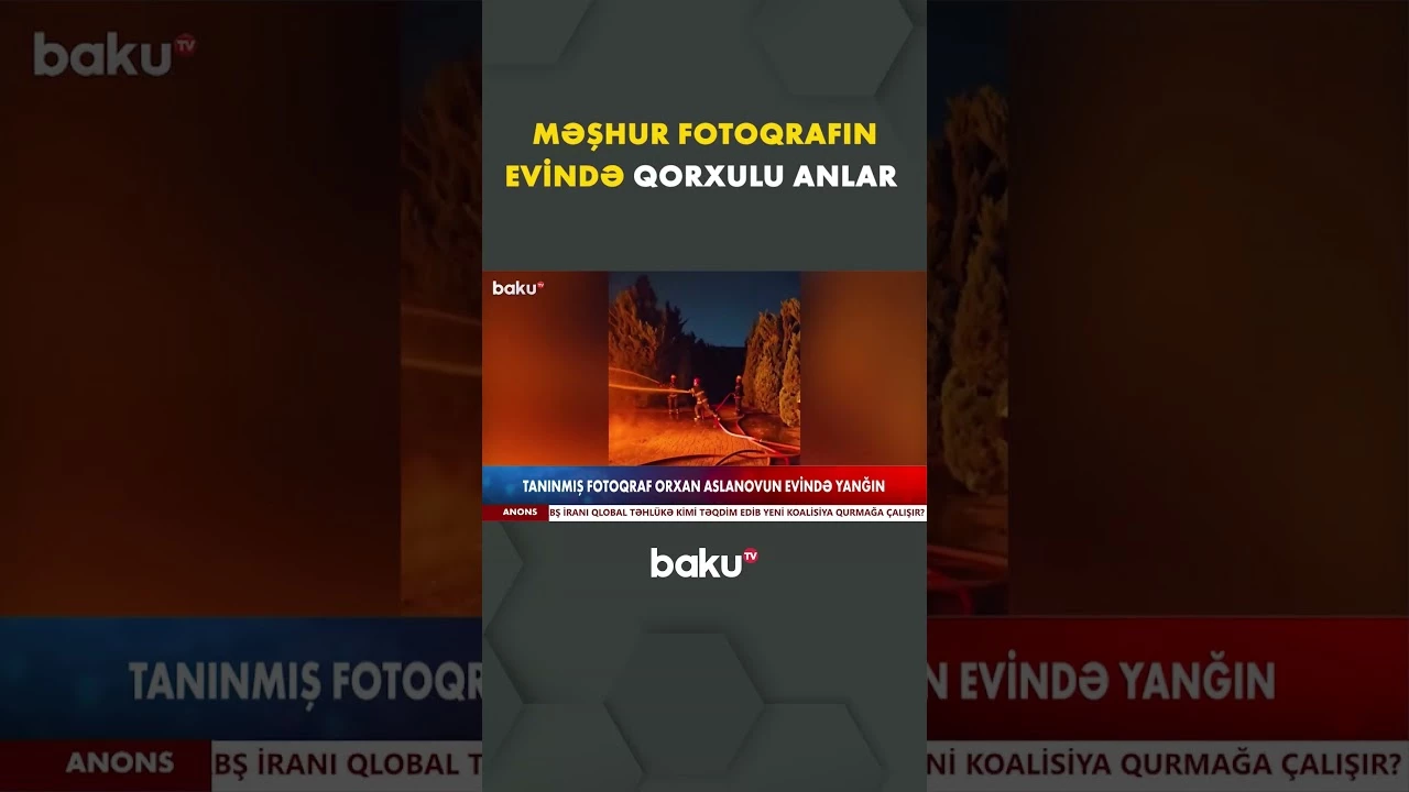 “Hər şey məhv oldu” | Tanınmış fotoqrafın evində dəhşətli hadisə - Baku TV