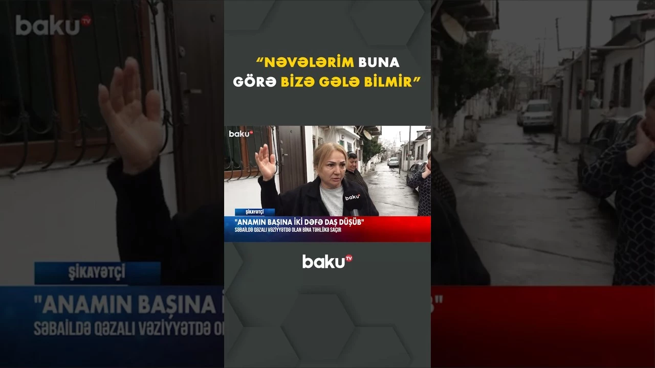 Sakinlər qorxu içində yaşamağa məhkum qaldı - Baku TV