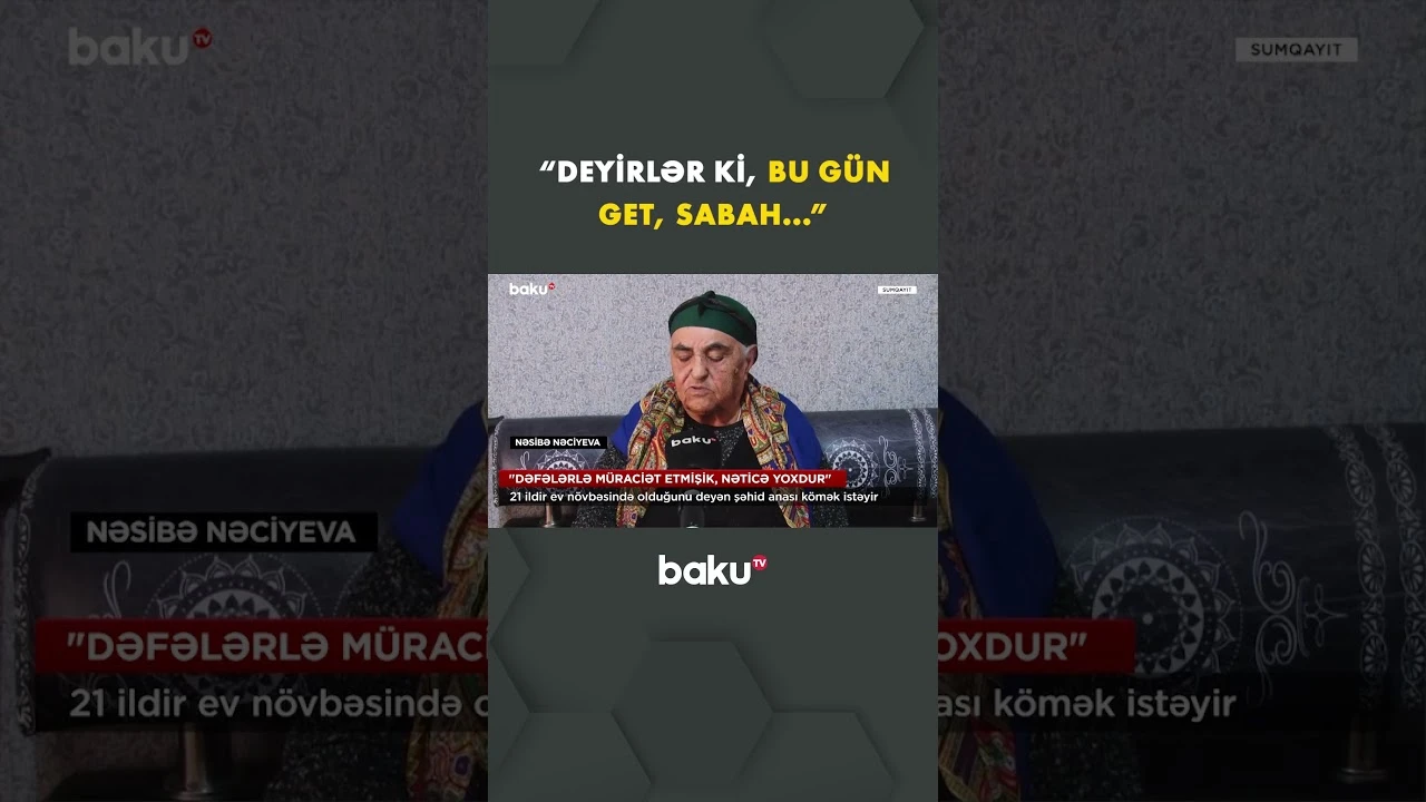 Təkrar müraciətlər, dəyişməyən vəziyyət - Baku TV