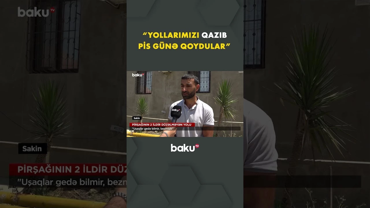 İki ildir təmir gözləyən Pirşağı yolu - Baku TV