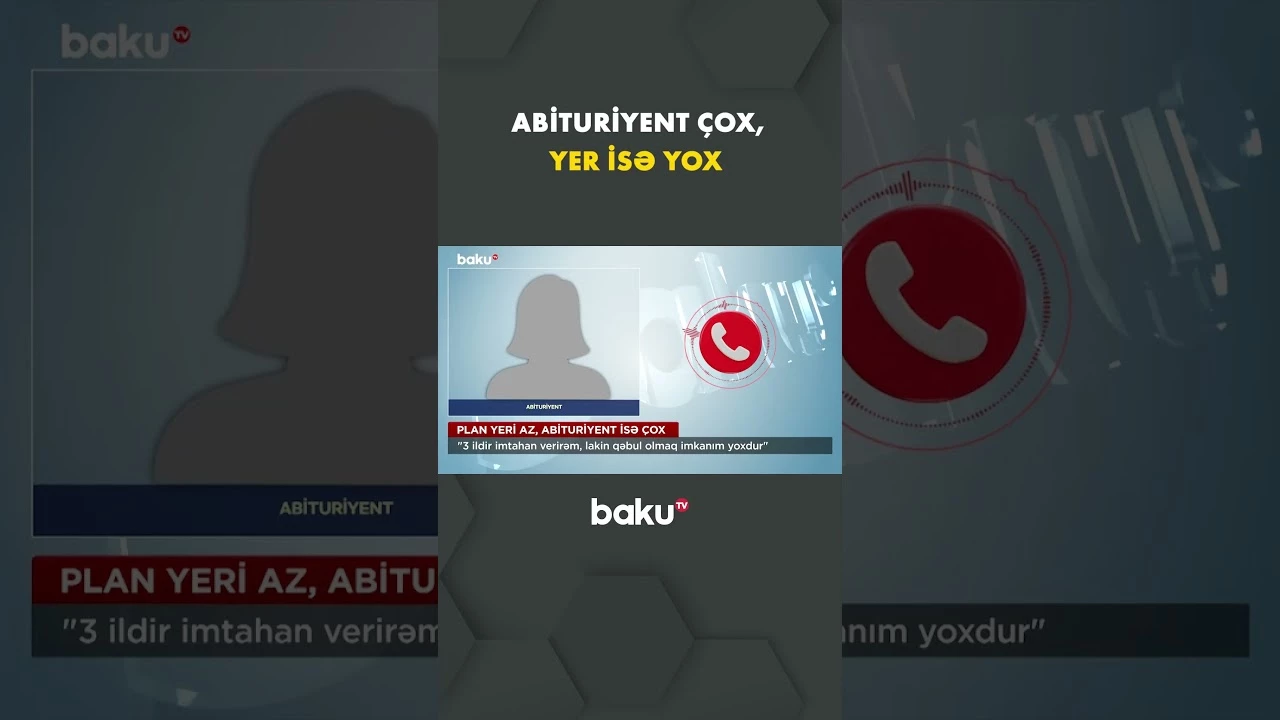 Universitetə qəbulda gərginlik | Plan yerləri niyə çatmır? - Baku TV