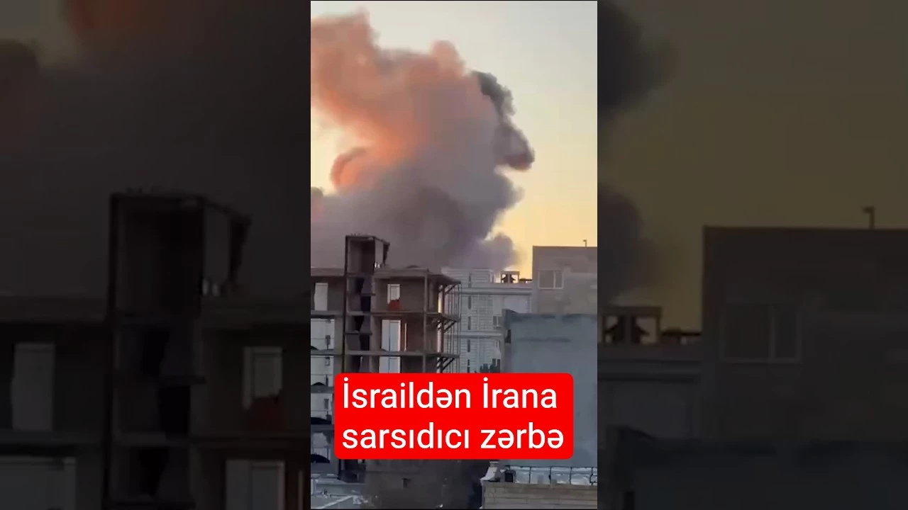 İsrail İranın Kirmanşah şəhərinə hava zərbələri endirib - Baku TV