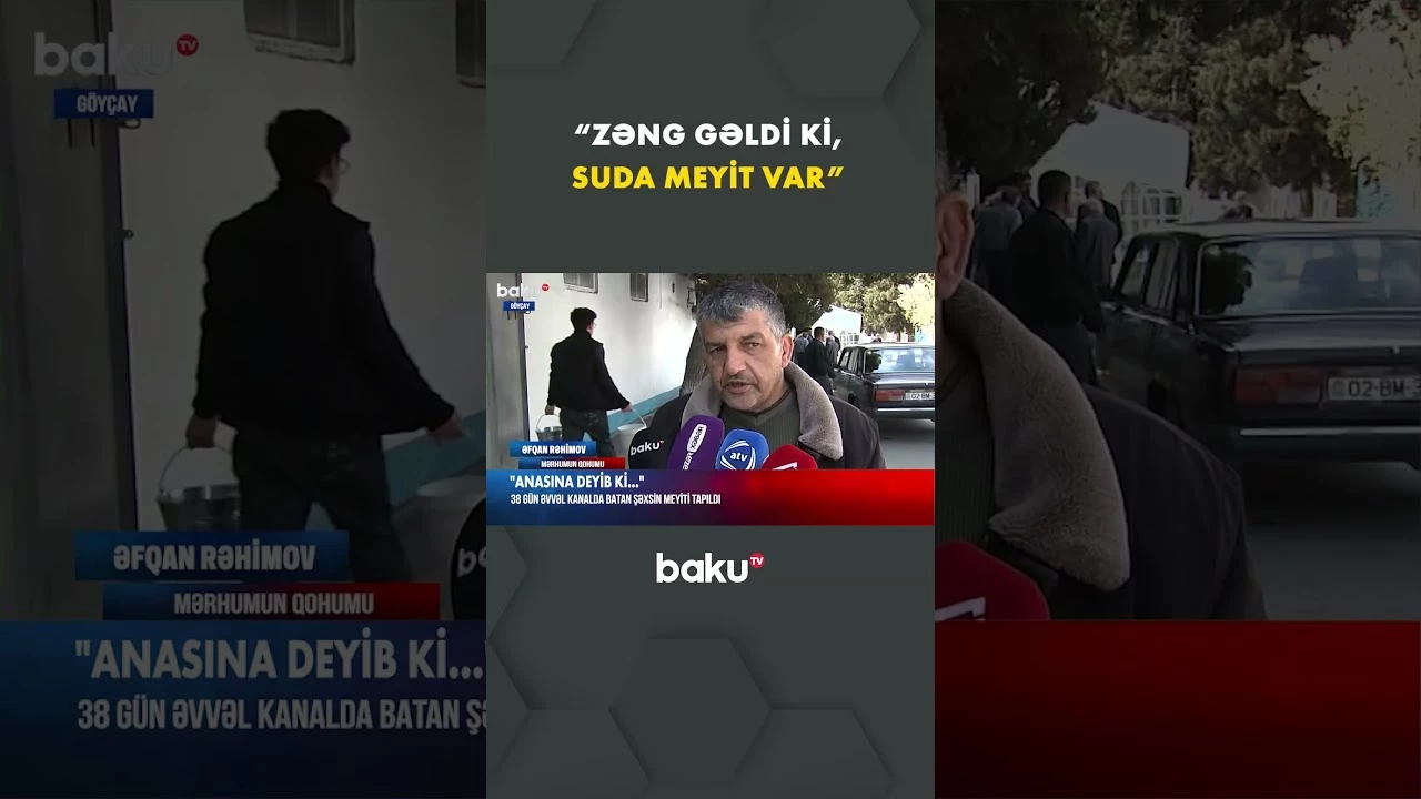 İtkin düşmüş şəxsin qohumu hadisə haqqında danışdı - Baku TV