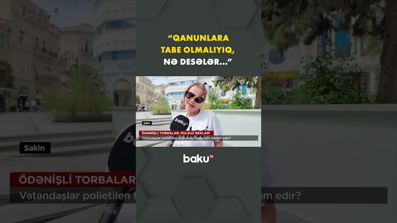 Müştəri “gəzən reklam”a dönür? - Baku TV