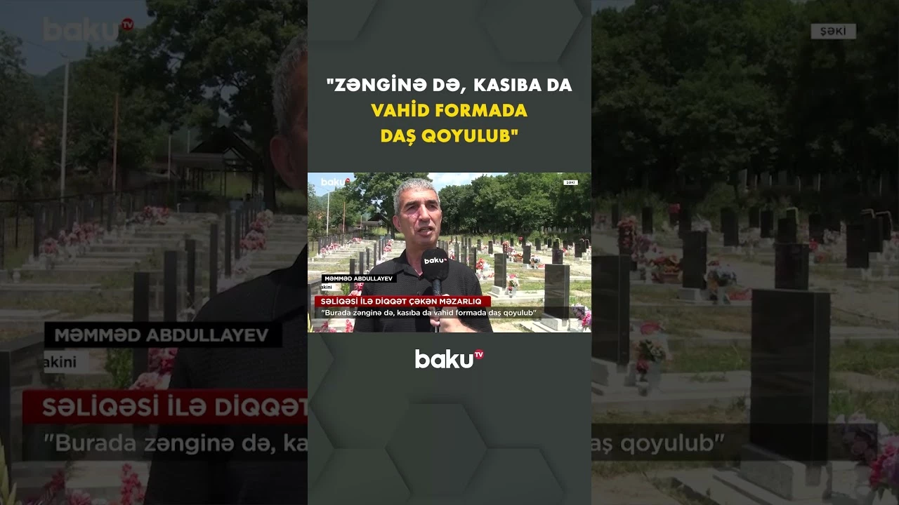 Bu kəndinin məzarlığını görmüsünüz? - Baku TV