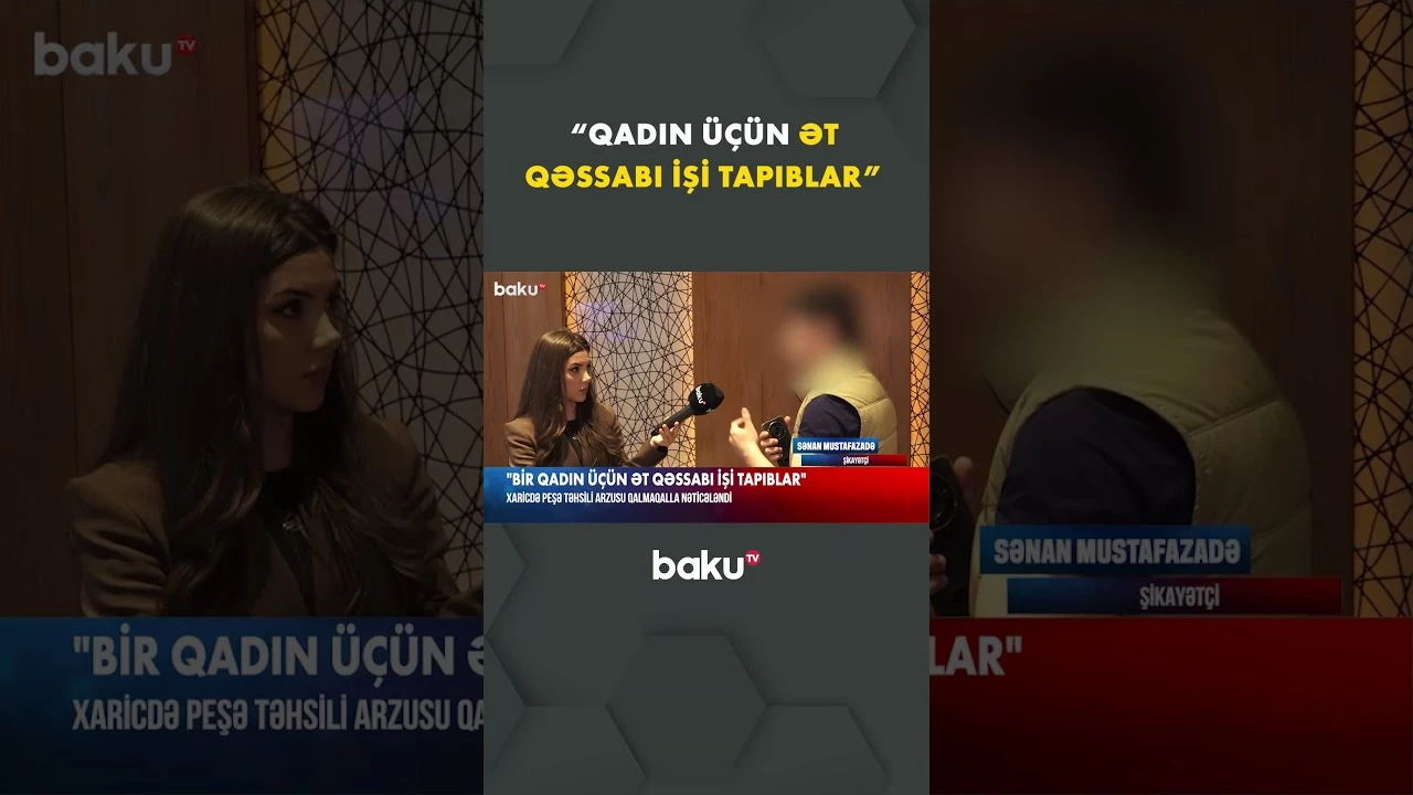 Xaricdə peşə təhsili arzusu qalmaqalla nəticələndi - Baku TV