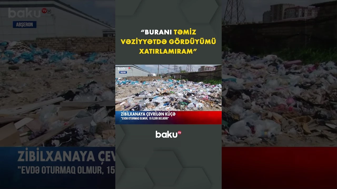 Burada yaşamaq mümkün deyilmiş... - Baku TV