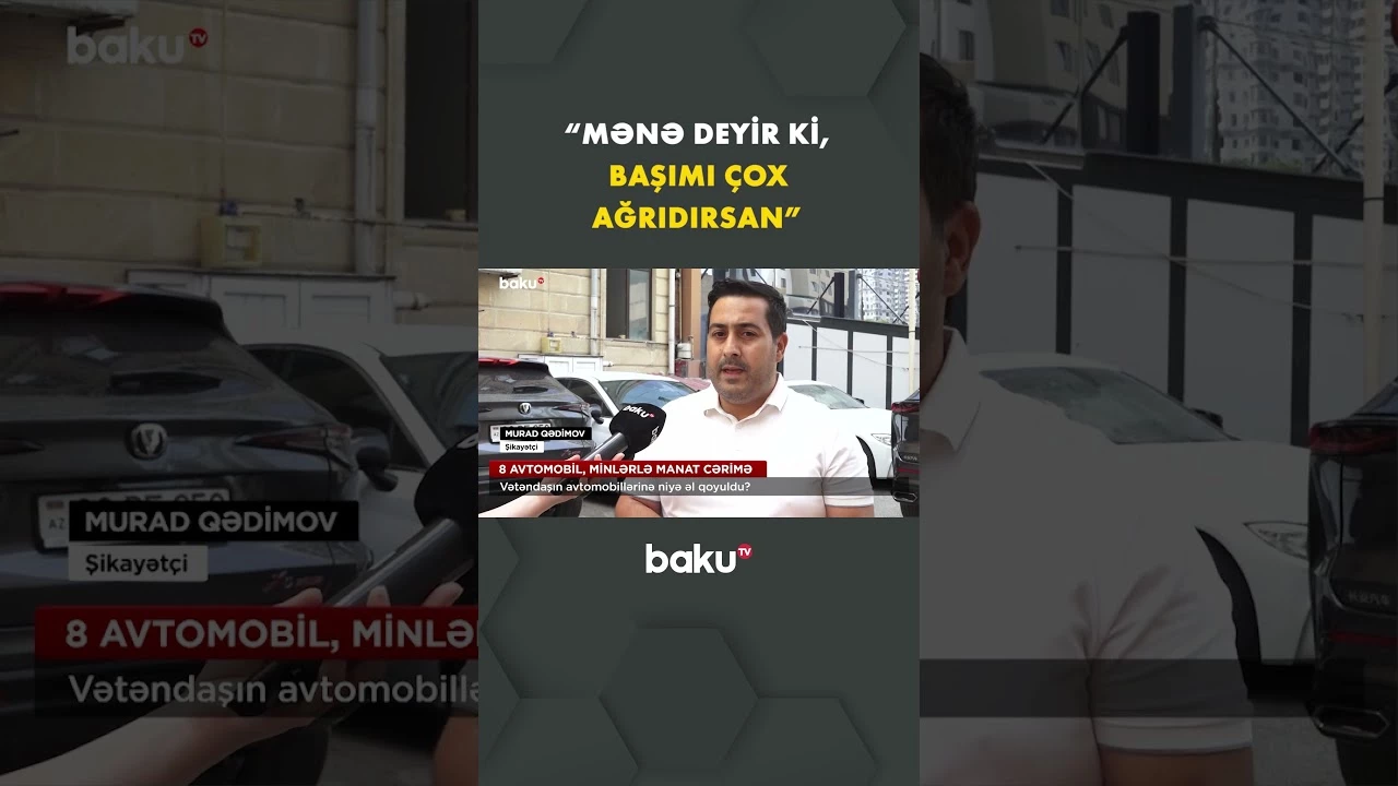 Maşınları götürdülər, borcu ona qaldı - Baku TV