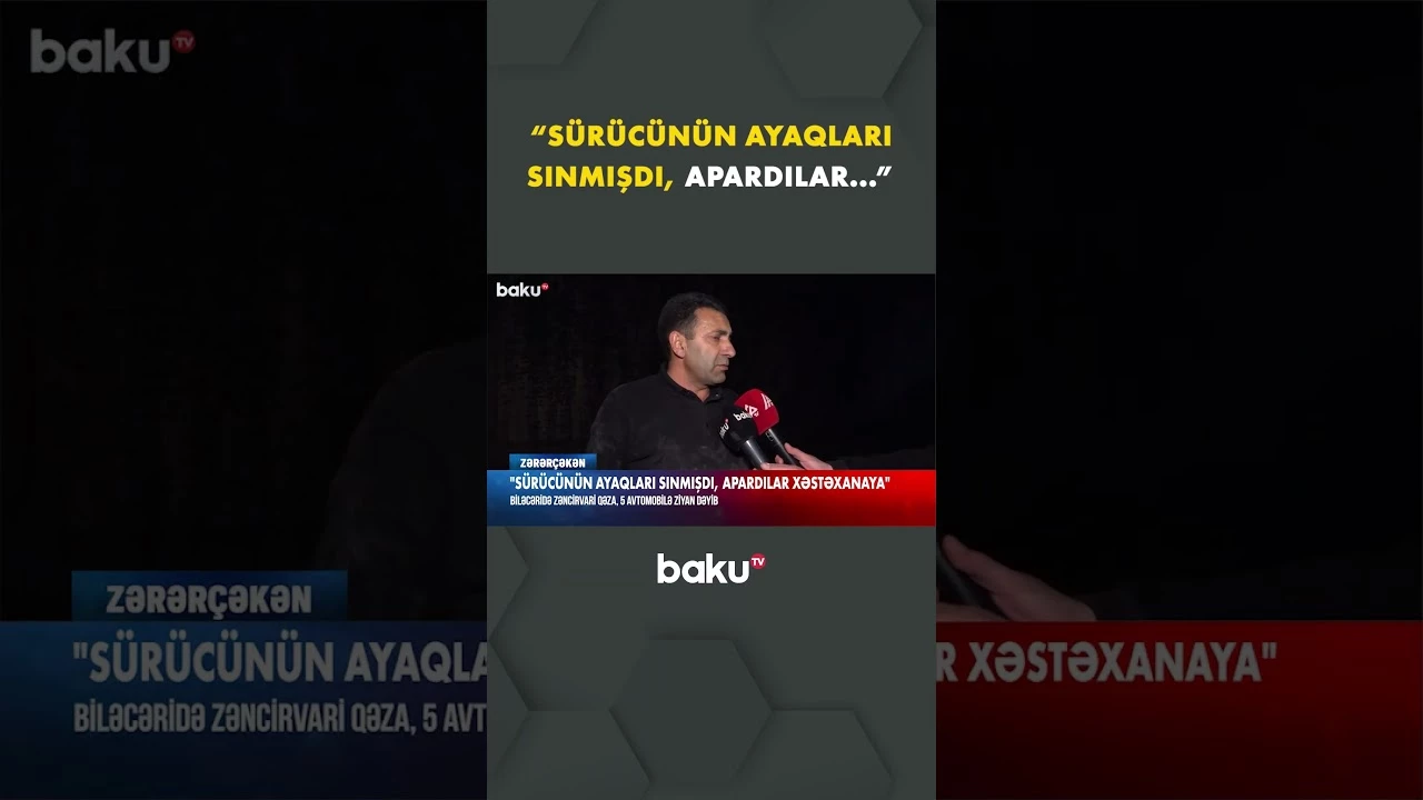 Bakıda zəncirvari qəza | Zərərçəkən danışdı - Baku TV