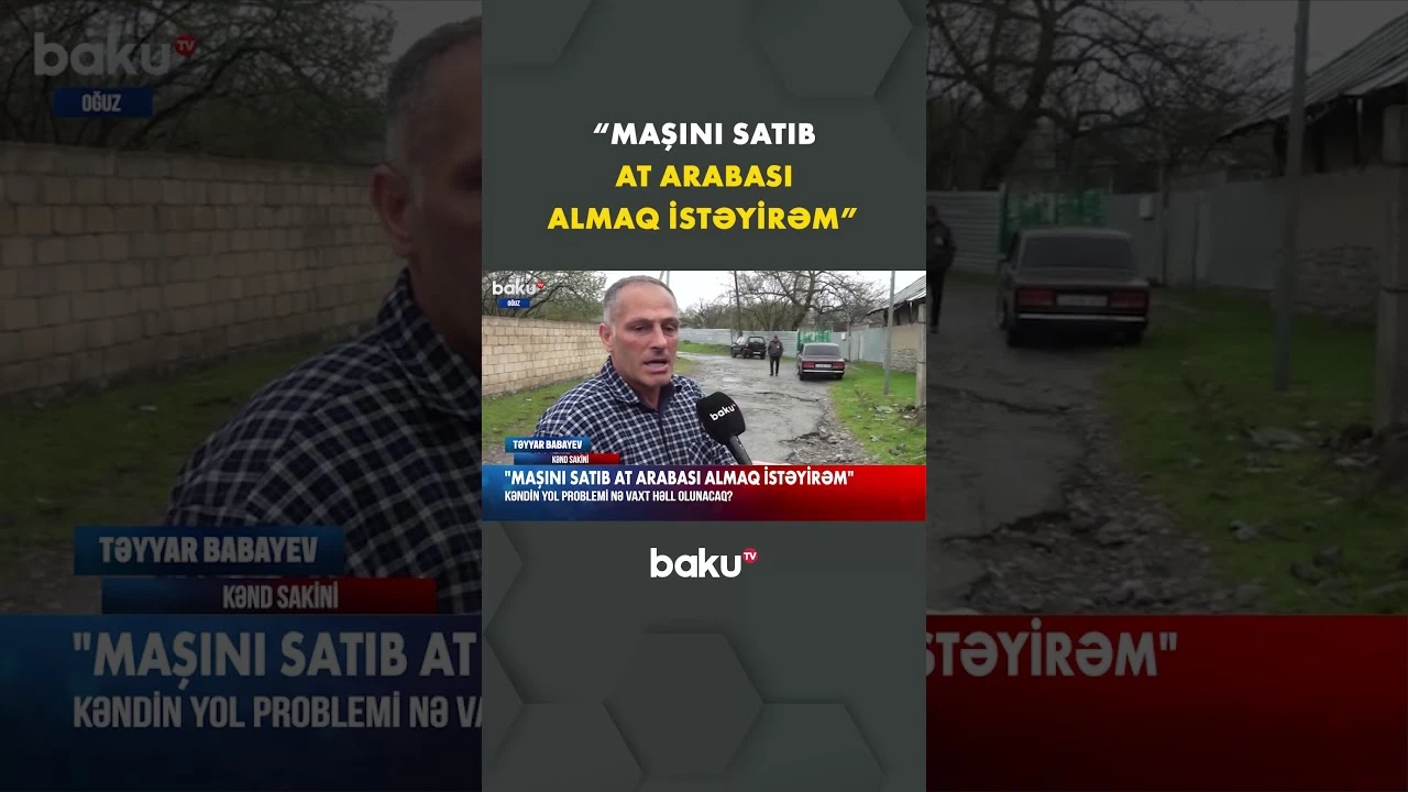 Oğuz sakinlərinin yol problemi niyə həll olunmur? - Baku TV