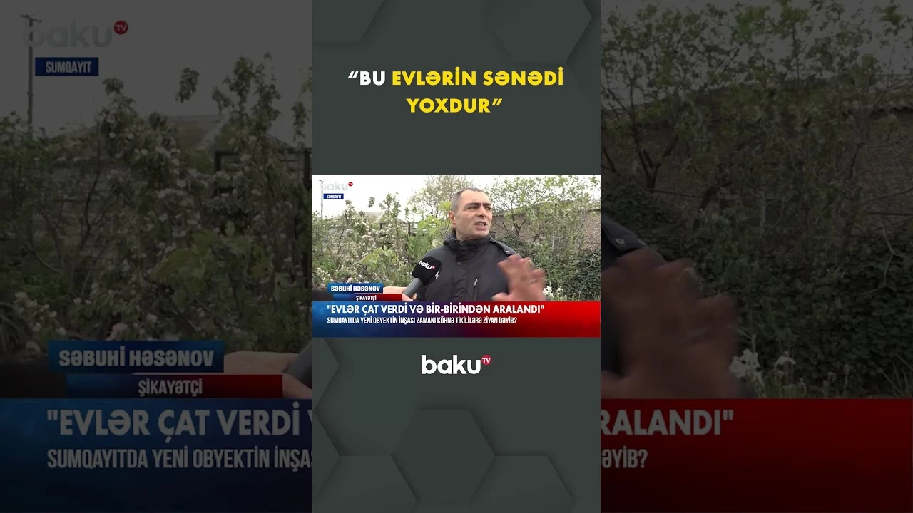 Evlər niyə bu hala düşdü? - Baku TV