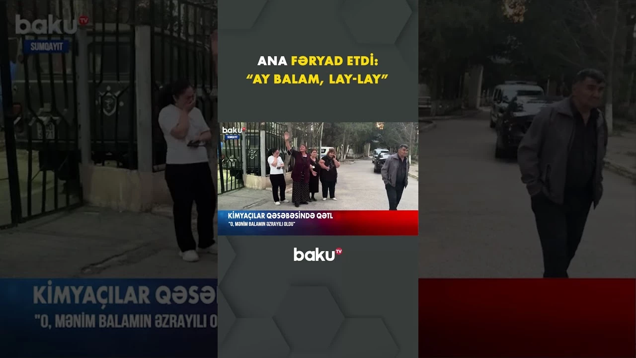 Oğlu ölən ananın sözləri ürəkləri dağladı - Baku TV