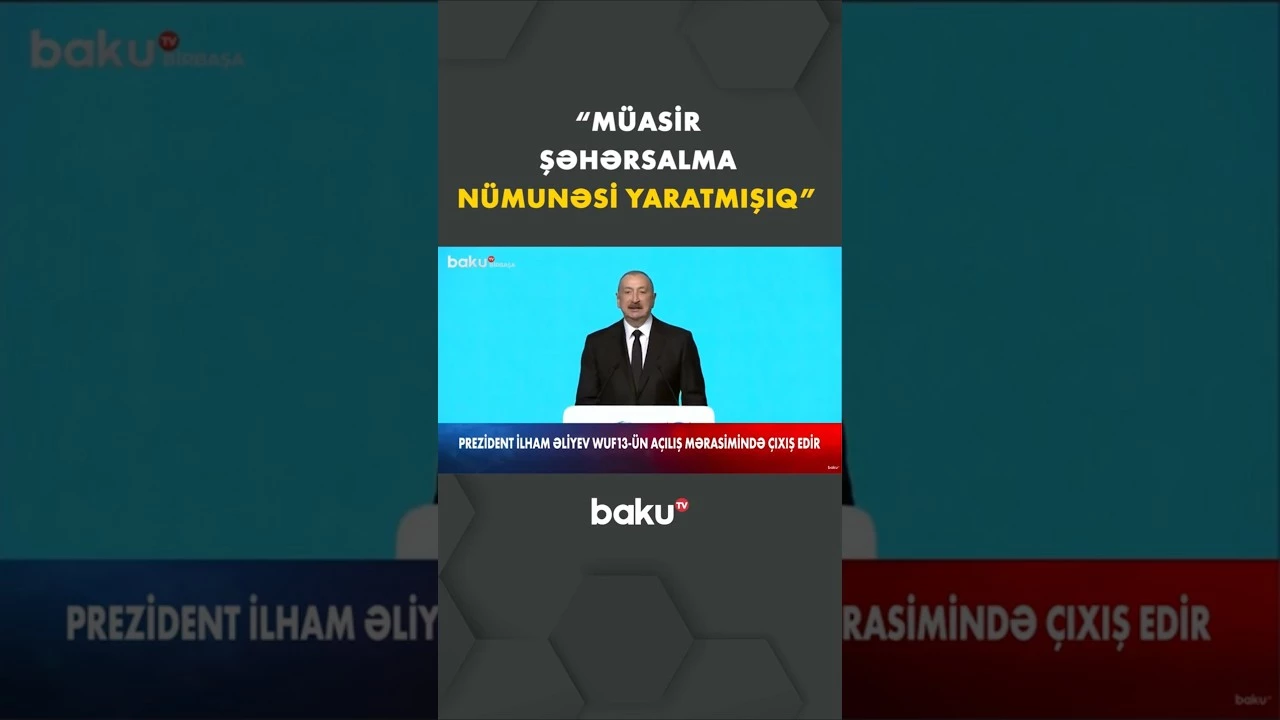 Prezident Azərbaycanda şəhərsalmanın inkişafı ilə bağlı görülən işləri vurğuladı - Baku TV