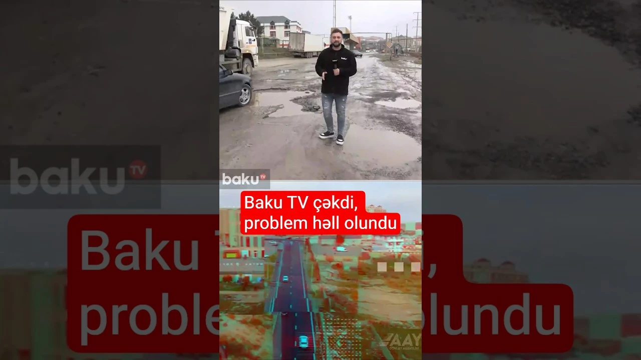 Baku TV çəkdi, problem həll olundu - Baku TV