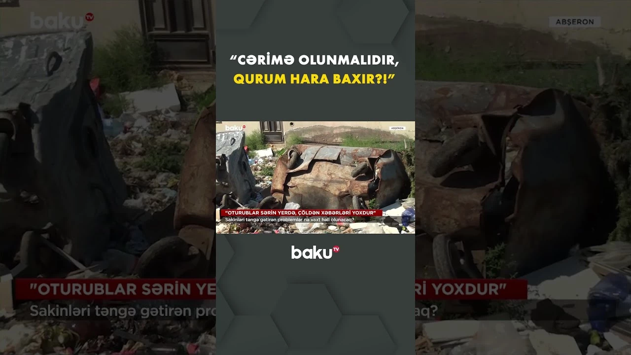 Sakin özündən çıxdı - Baku TV