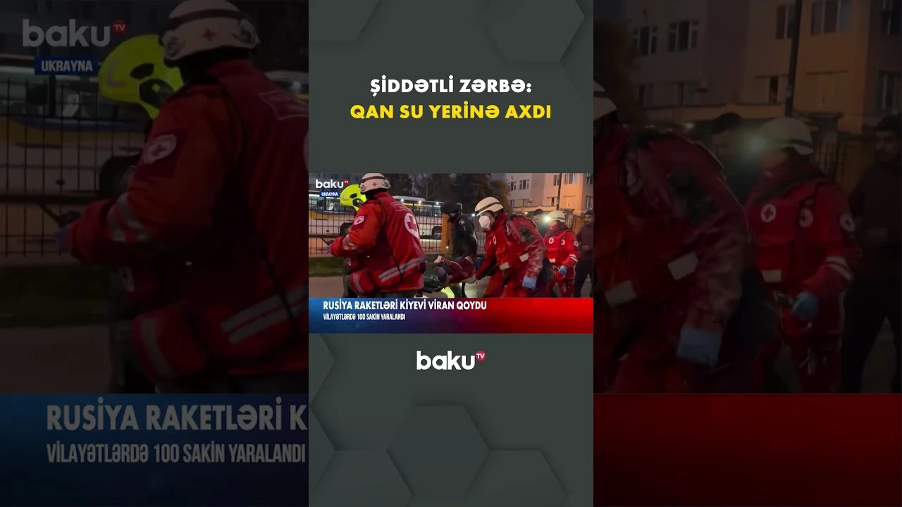 Rusiya bu əraziləri hədəf aldı | Raketlərlə viran edilən yerlərdən dəhşətə gətirən mənzərə - Baku TV