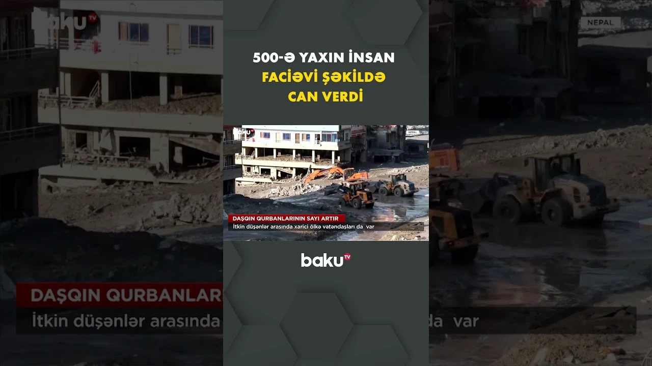 Dəhşətli görüntülər: Təbii fəlakət ölkəni alt-üst etdi