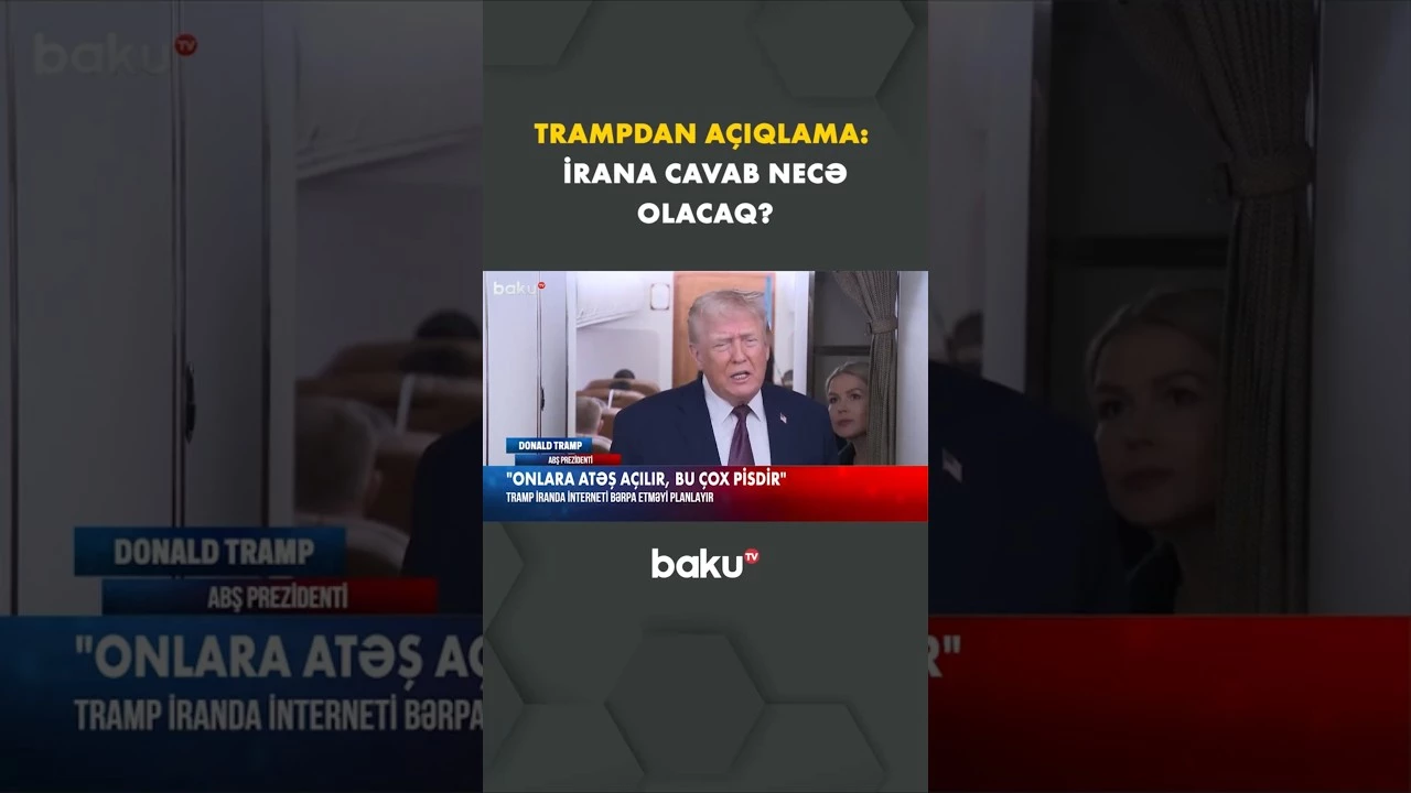 Trampdan İranda əks-səda yaradacaq anons | ABŞ hərəkətə keçir!- Baku TV