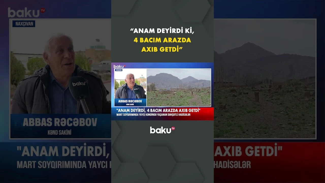 Sakin qandonduran hadisədən danışdı - Baku TV