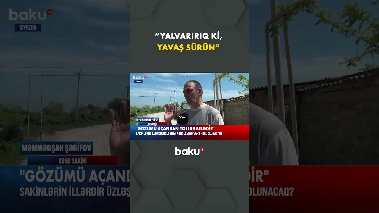İllərdir həll olunmayan məsələ yenidən gündəmdə - Baku TV