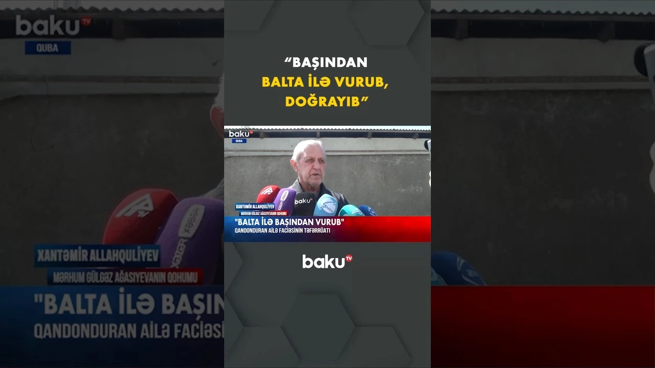 Qandonduran ailə faciəsi - Baku TV