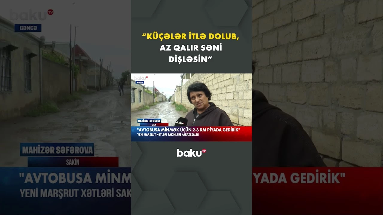 Gəncədə marşrut islahatı müzakirələrə səbəb oldu - Baku TV
