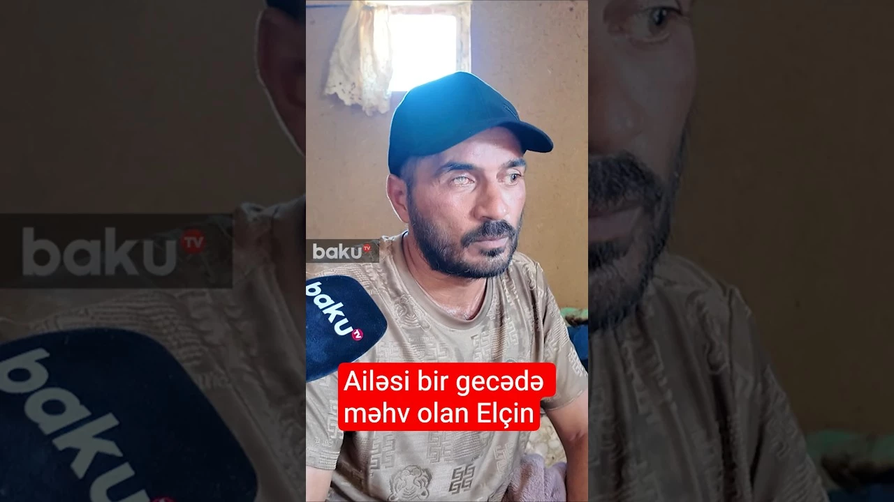 Ailəsi bir gecədə məhv olan Elçin - Baku TV