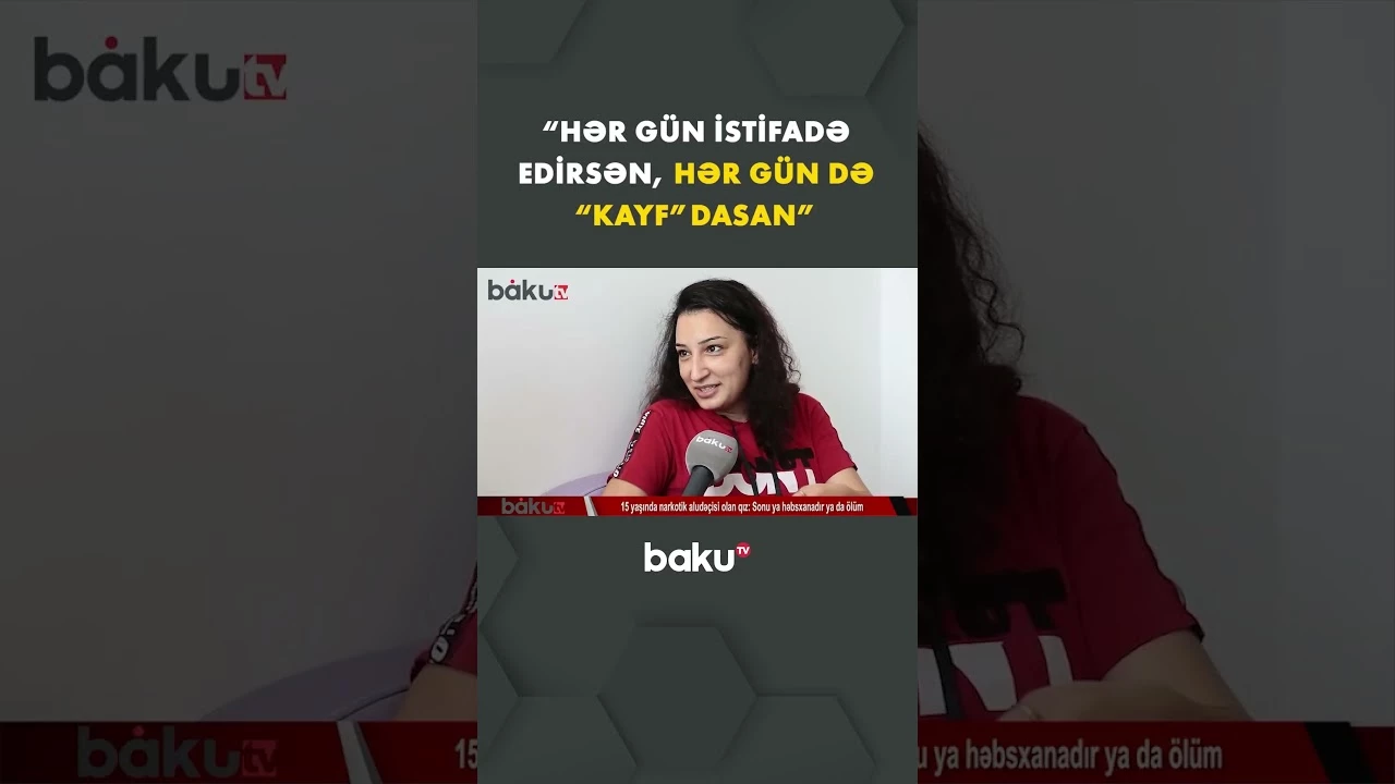 Narkoman qadından qandonduran açıqlama - Baku TV