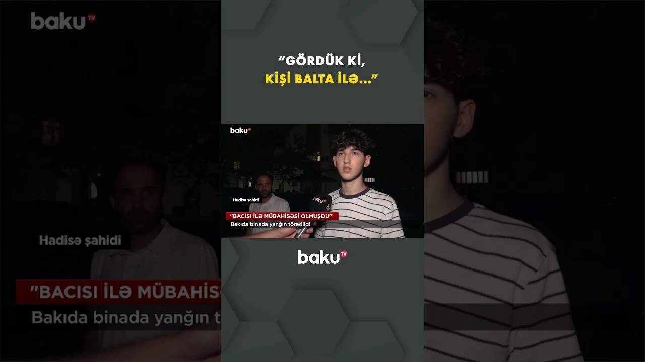 Hadisə şahidi hər şeyi danışdı - Baku TV