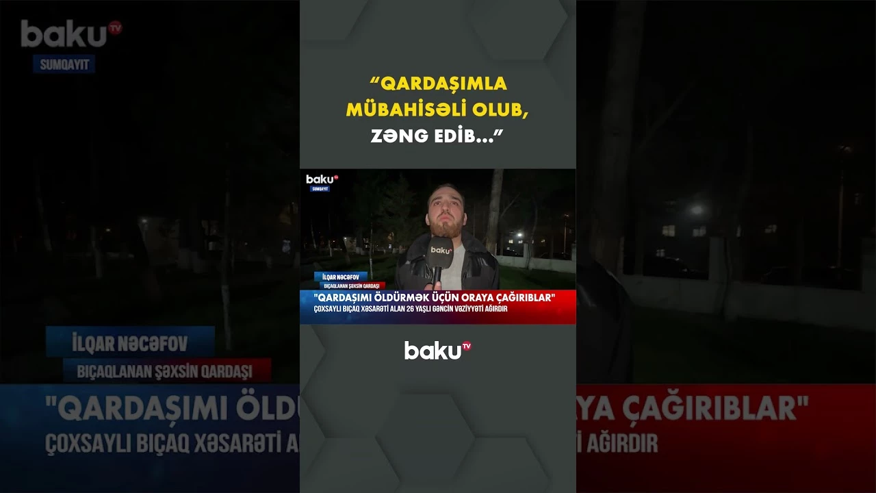 Sumqayıtda oğlan niyə döyüldü? - Baku TV