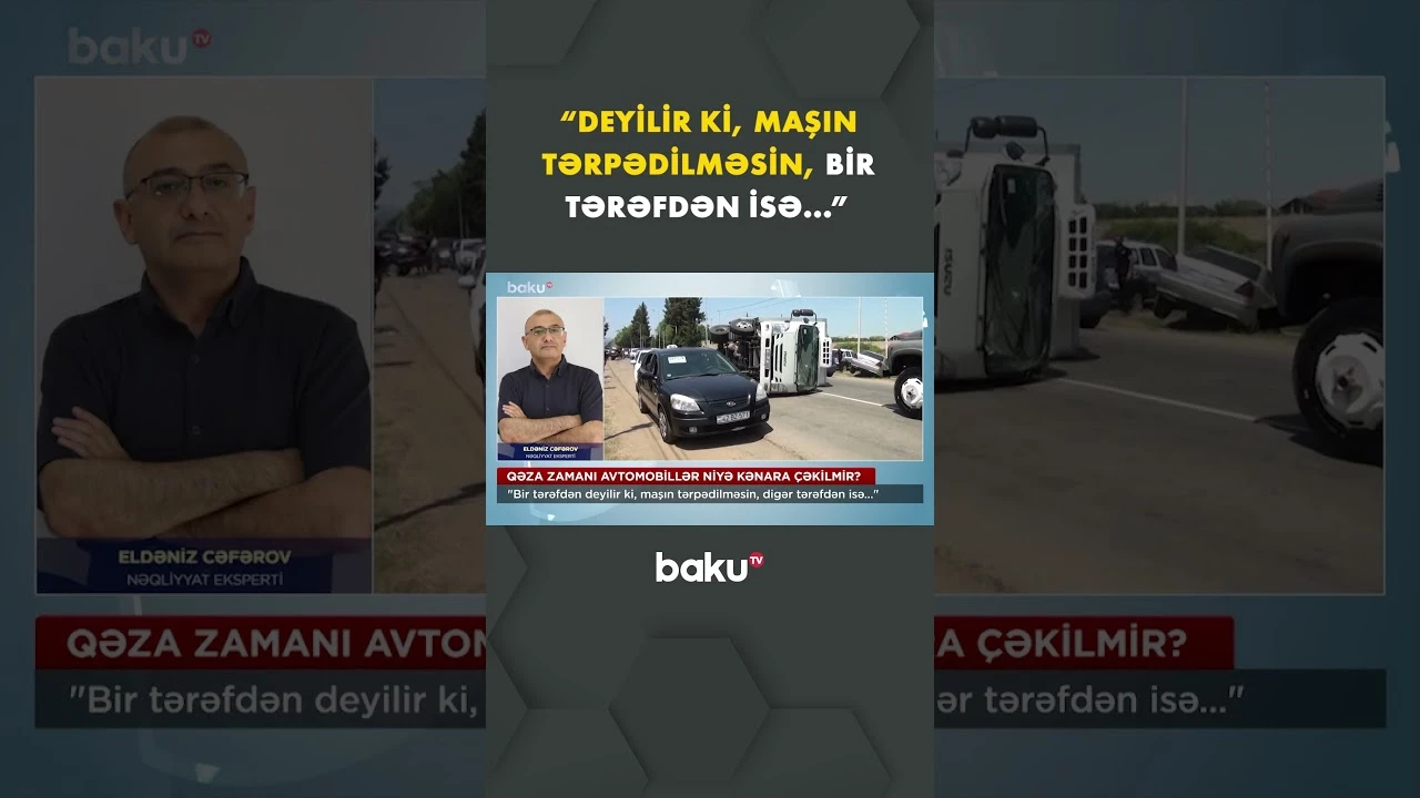 Qəza zamanı avtomobillər niyə kənara çəkilmir? - Baku TV