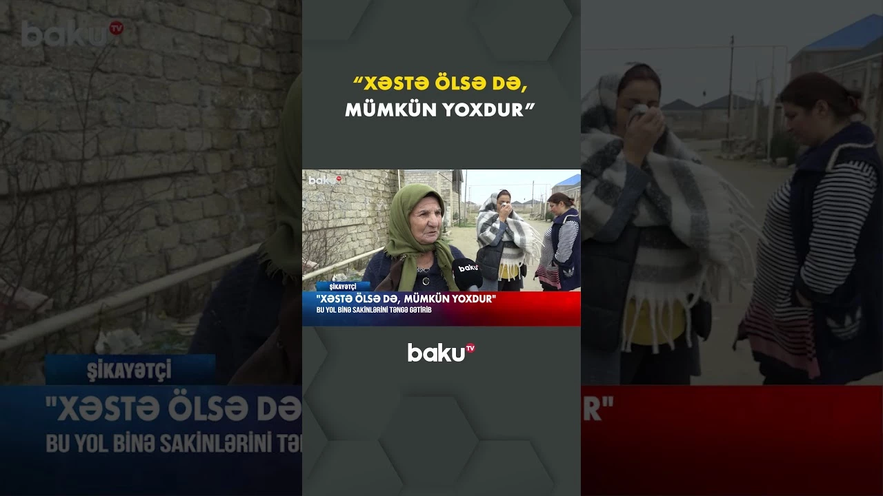 Binə sakini nədən şikayətləndi? - Baku TV