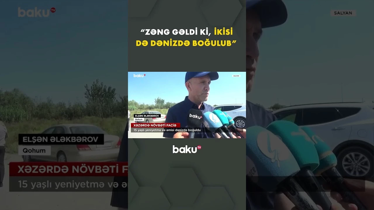Xəzərdə növbəti bədbəxt hadisə yaşandı - Baku TV