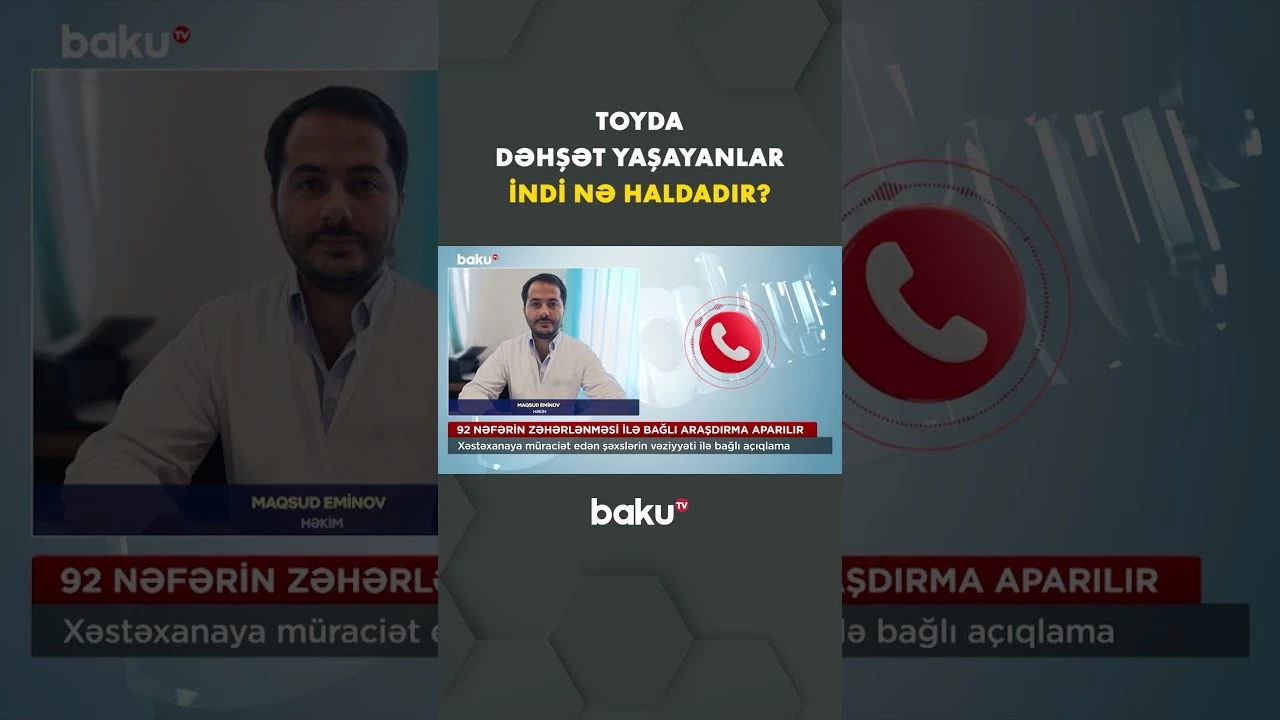 Xəstəxanaya düşən 92 nəfərlə bağlı təcili məlumat - Baku TV