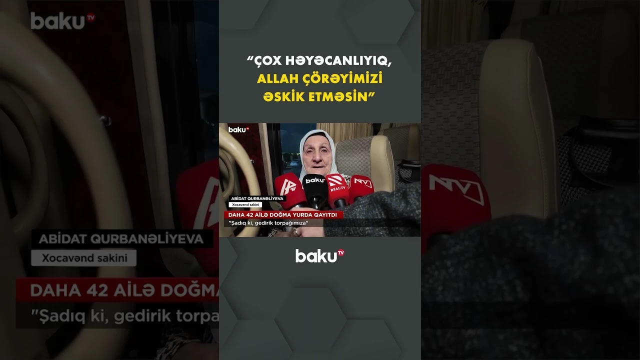 Doğma yurduna qayıdan sakin hisslərini bölüşdü - Baku TV