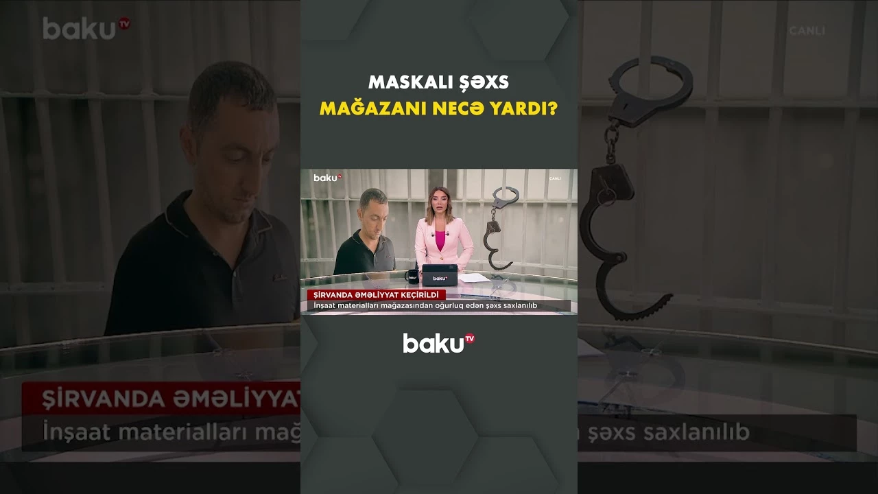 Şirvanda oğurluq hadisəsi | 35 yaşlı şübhəli saxlanıldı - Baku TV