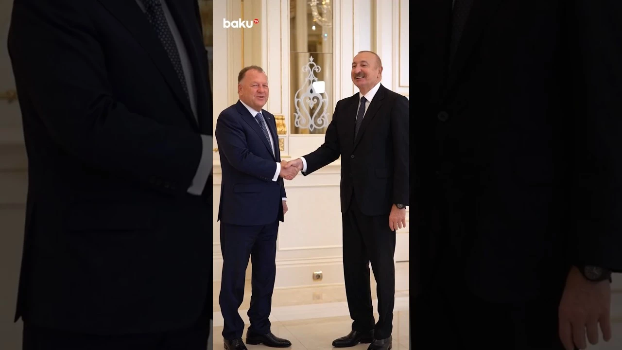 İlham Əliyev Beynəlxalq Cüdo Federasiyasının prezidentini qəbul etdi - Baku TV