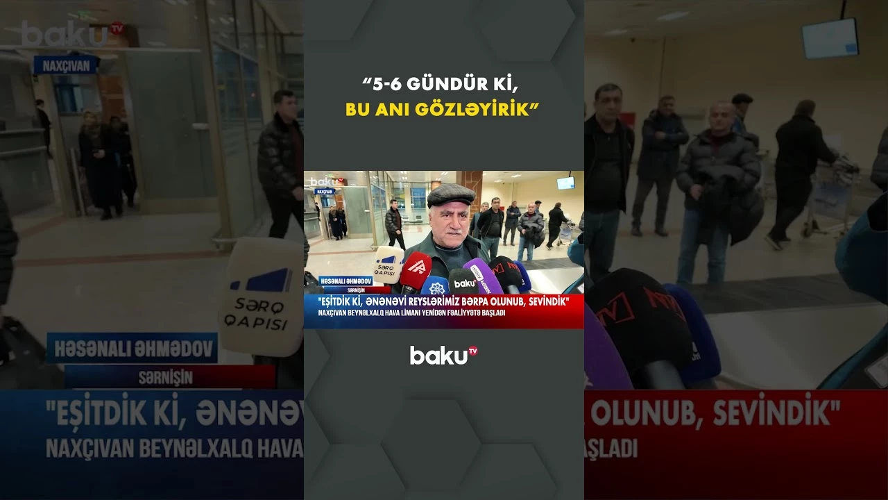 Sərnişin yaşadığı hissləri bölüşdü - Baku TV