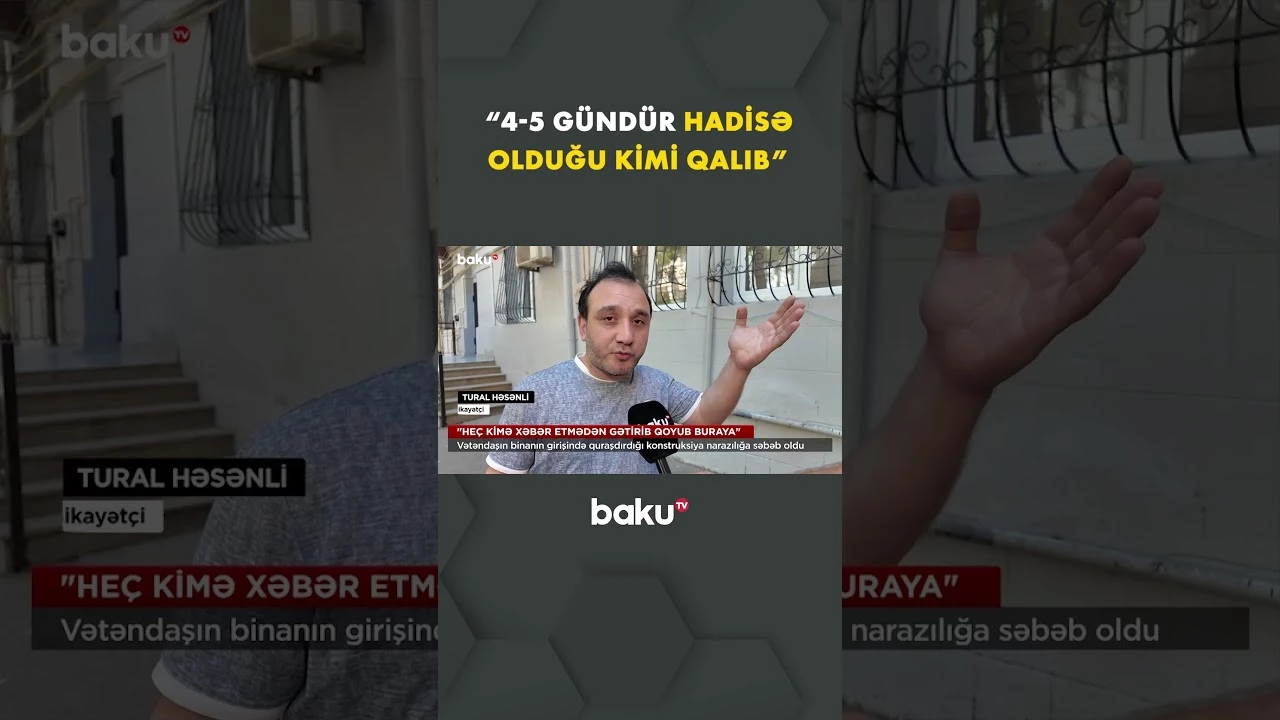 Sakinləri narazı salan tikili - Baku TV