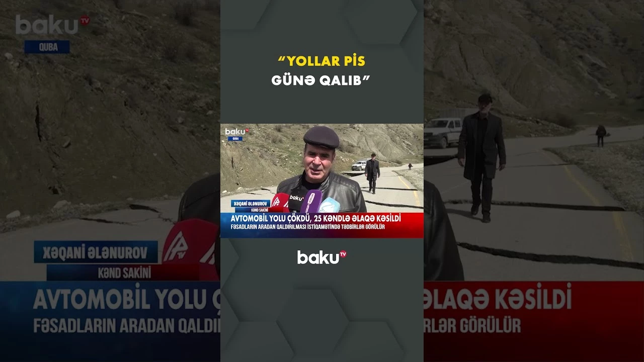 Qubadakı problemlər aradan qaldırılır - Baku TV
