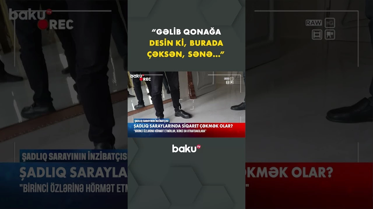 Şadlıq sarayının inzibatçısı danışdı - Baku TV