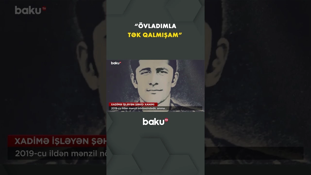 Oğlu ilə birotaqlı kirayə evdə yaşamaq məcburiyyətindədir - Baku TV