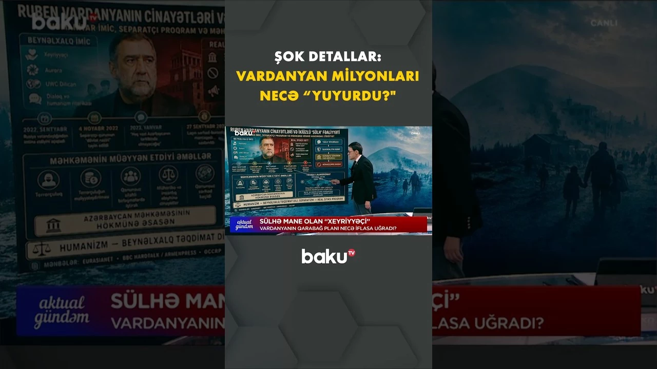 Ruben Vardanyanın milyonluq dövriyyəsi: "Sülh quşu"nun qanadlarını necə qırdılar? - Baku TV