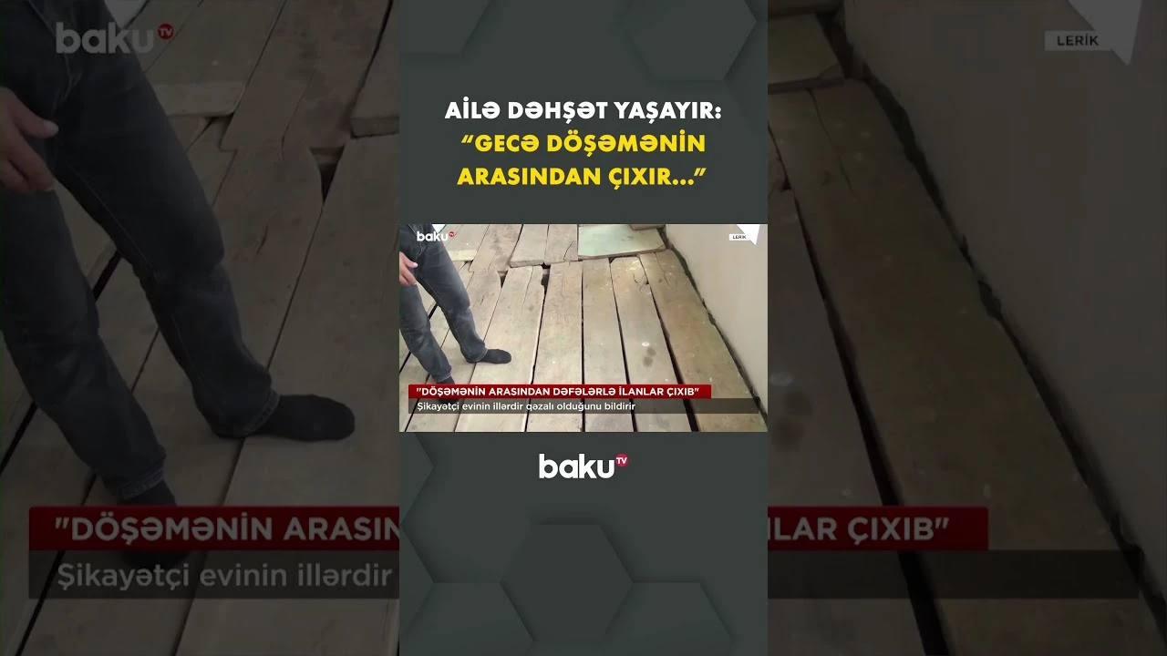 Ailə qorxu içində - Baku TV