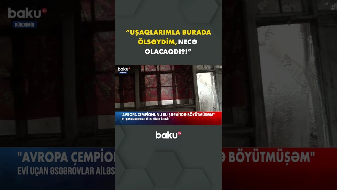 Evsiz qalan qadın danışdı - Baku TV