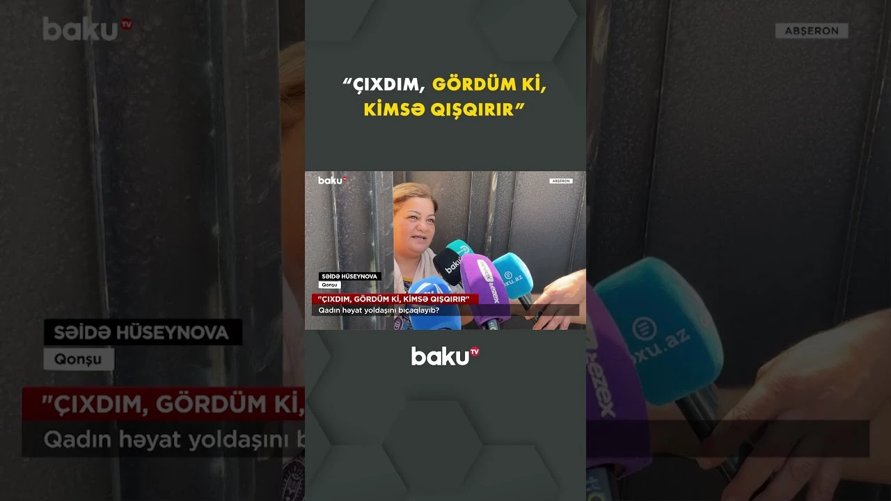 Hər kəs şokdadır: Arvad ərini öldürdü - Baku TV